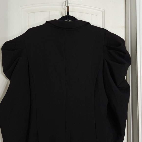 Latiste by Amy Womens Dress Blazer Rainbow Peplum Chain Puff Sleeve Mini Sz 1X - Picture 10 of 11